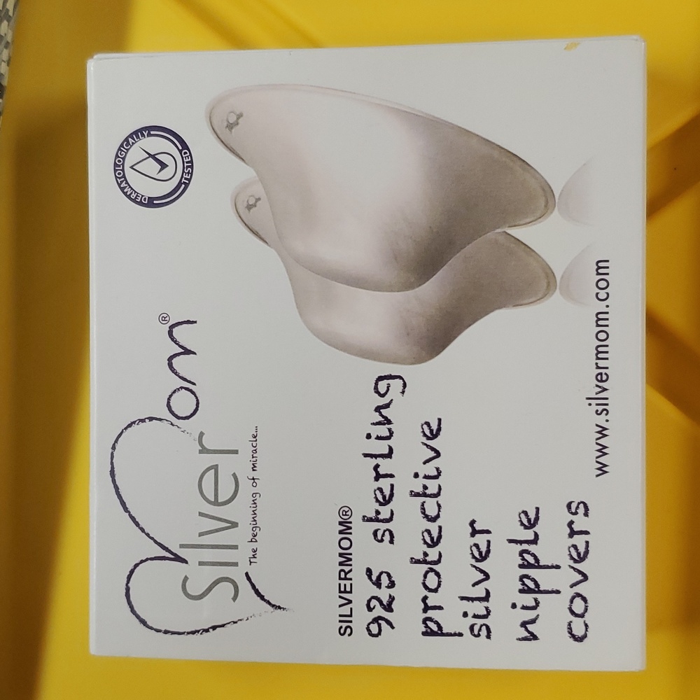 Silvermom 925 Sterling Protective Silver Nipple Covers